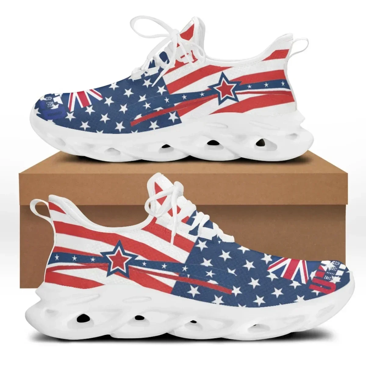Men'S Shoes Liberty - 7.4 Женские кроссовки с принтом американского