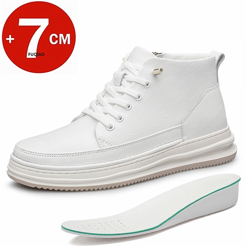 Men'S Shoes With Height Increase - Мужские высокие кроссовки из натуральной кожи