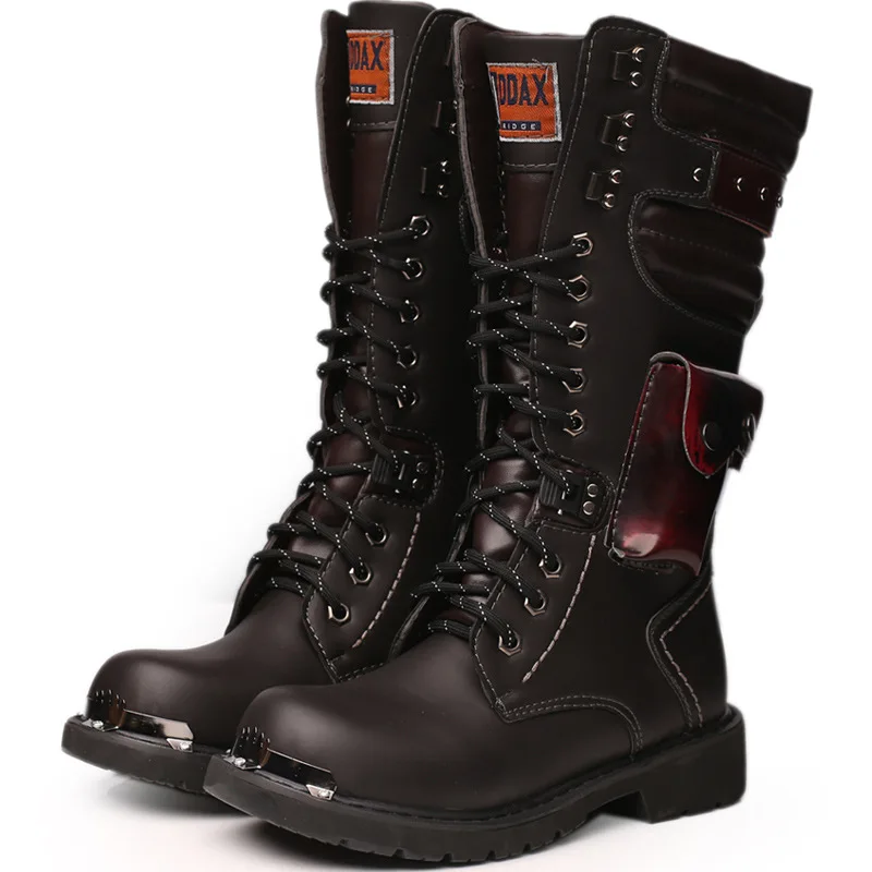Men'S Shoes Hey Dude - Мужские кожаные сапоги до колена, зимние