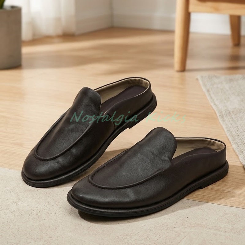 Мужские кожаные мюли без задни – обзор и цена Men'S Shoes Smart