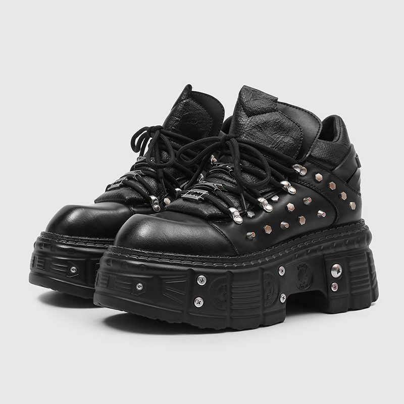 Новые готические панк-ботинки  – обзор и цена Men'S Shoes With Height Increase