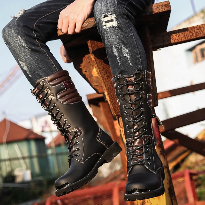 Мужские кожаные сапоги до коле – обзор и цена Men'S Shoes Hey Dude