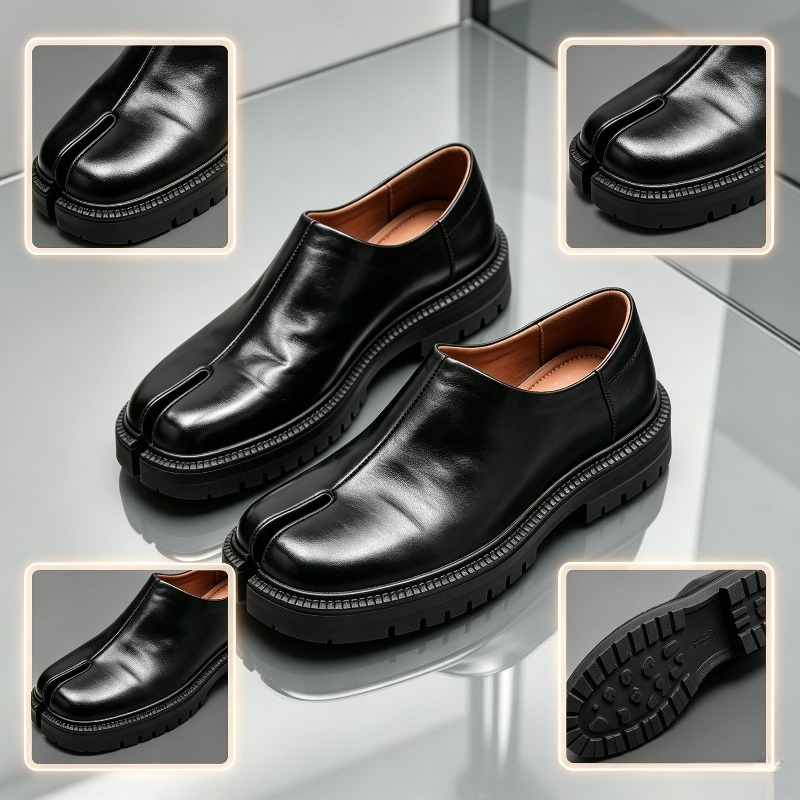 Мужские кожаные лоферы с разде – обзор и цена Men'S Shoes Hey Dude