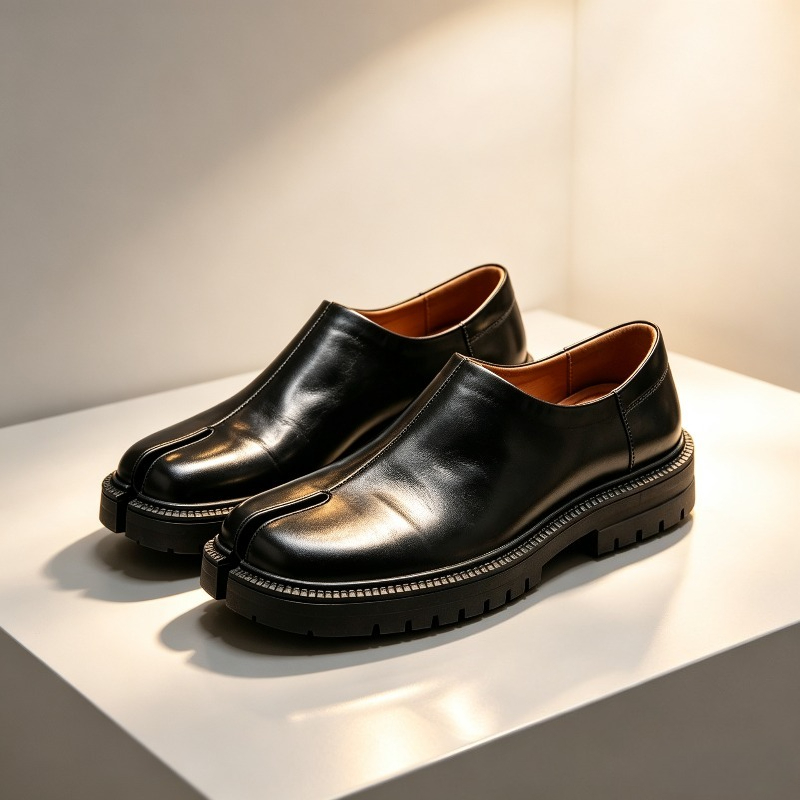 Мужские кожаные лоферы с разде – обзор и цена Men'S Shoes Hey Dude