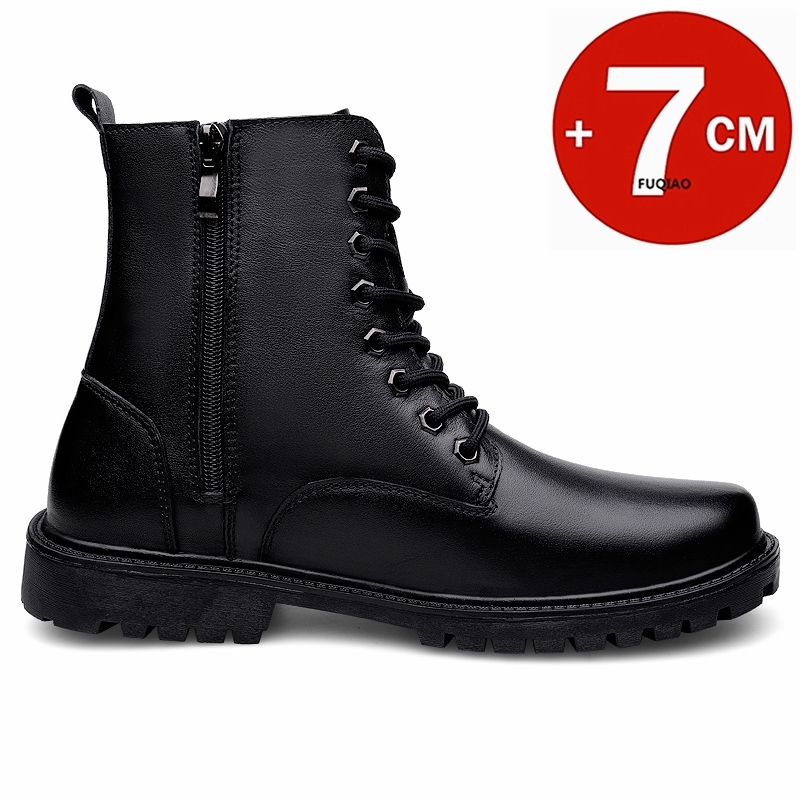 Мужские зимние кожаные ботинки – обзор и цена Men'S Shoes With Height Increase
